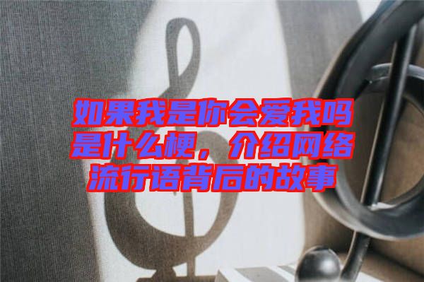 如果我是你會(huì)愛我嗎是什么梗，介紹網(wǎng)絡(luò)流行語背后的故事