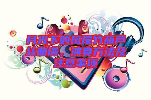 月光下的鳳尾竹葫蘆絲曲譜，演奏方法及注意事項(xiàng)