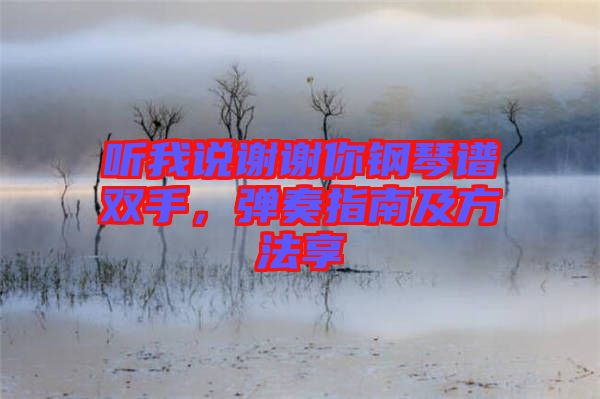 聽(tīng)我說(shuō)謝謝你鋼琴譜雙手，彈奏指南及方法享