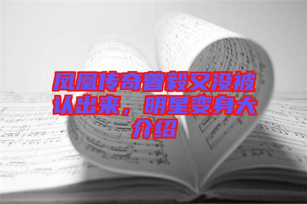 鳳凰傳奇曾毅又沒(méi)被認(rèn)出來(lái)，明星變身大介紹