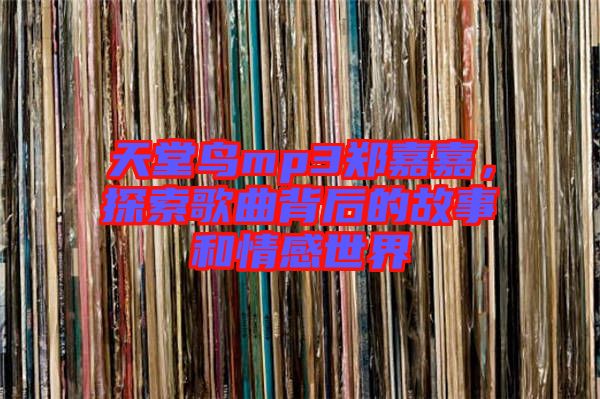 天堂鳥mp3鄭嘉嘉，探索歌曲背后的故事和情感世界
