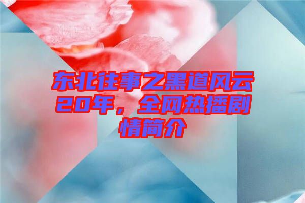 東北往事之黑道風云20年，全網(wǎng)熱播劇情簡介