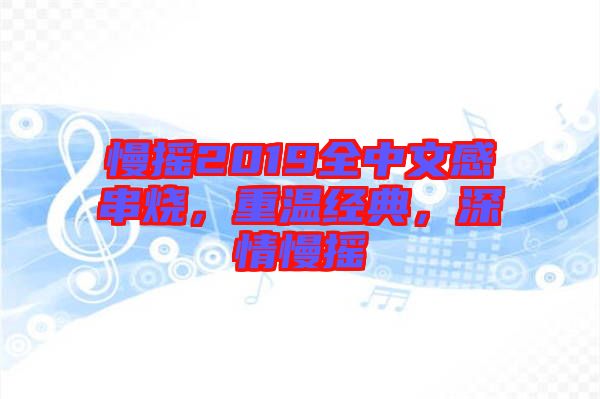 慢搖2019全中文感串燒，重溫經(jīng)典，深情慢搖