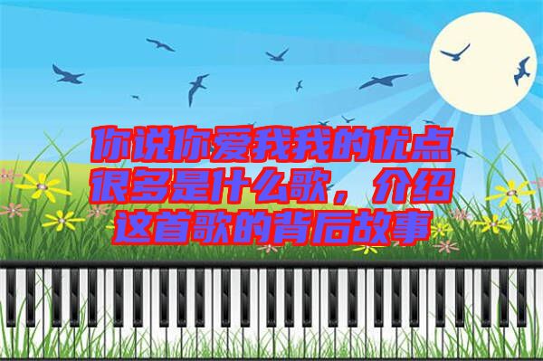 你說你愛我我的優(yōu)點很多是什么歌，介紹這首歌的背后故事