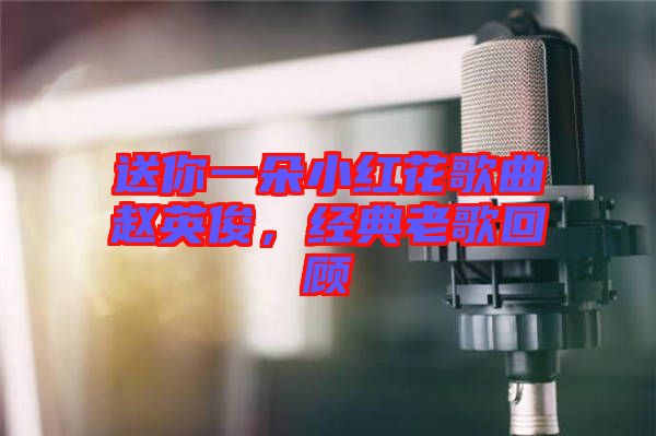 送你一朵小紅花歌曲趙英俊，經(jīng)典老歌回顧