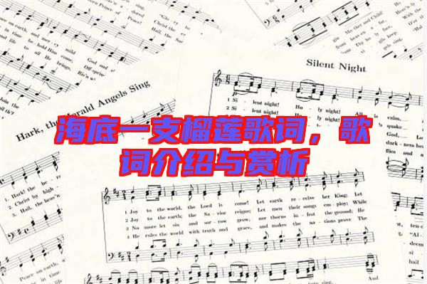海底一支榴蓮歌詞，歌詞介紹與賞析