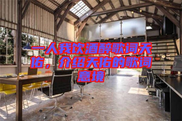 一人我飲酒醉歌詞天佑，介紹天佑的歌詞意境