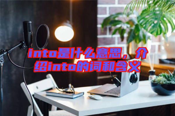 into是什么意思，介紹into的詞和含義