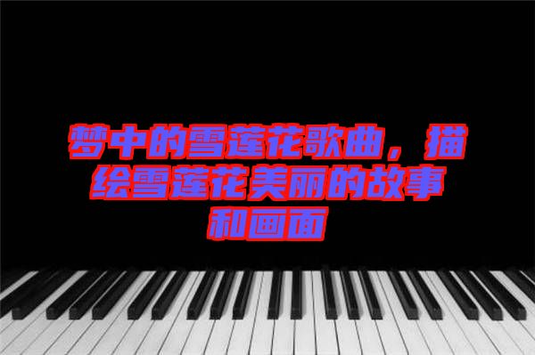 夢中的雪蓮花歌曲，描繪雪蓮花美麗的故事和畫面