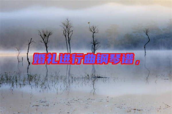 婚禮進行曲鋼琴譜，