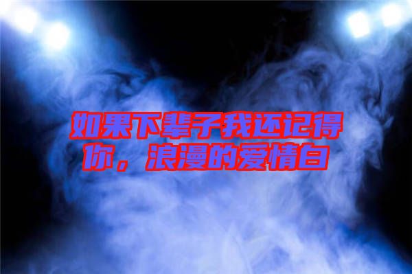 如果下輩子我還記得你，浪漫的愛(ài)情白