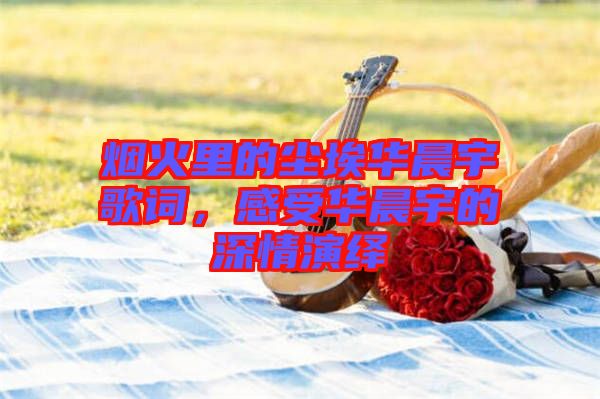 煙火里的塵埃華晨宇歌詞，感受華晨宇的深情演繹