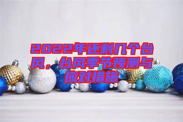 2022年還剩幾個臺風(fēng)，臺風(fēng)季節(jié)預(yù)測與應(yīng)對措施