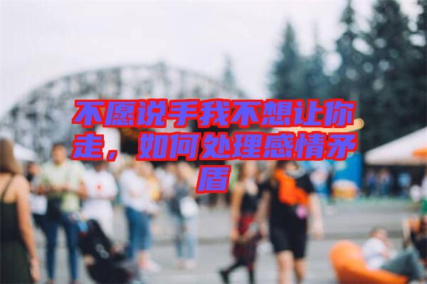 不愿說手我不想讓你走，如何處理感情矛盾