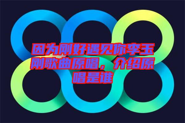 因?yàn)閯偤糜鲆娔憷钣駝偢枨?，介紹原唱是誰
