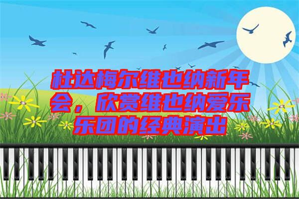 杜達梅爾維也納新年會，欣賞維也納愛樂樂團的經(jīng)典演出