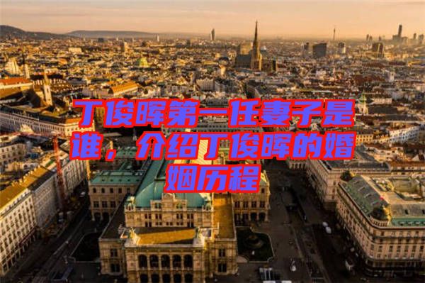 丁俊暉第一任妻子是誰，介紹丁俊暉的婚姻歷程