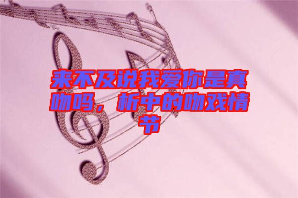來不及說我愛你是真吻嗎，析中的吻戲情節(jié)