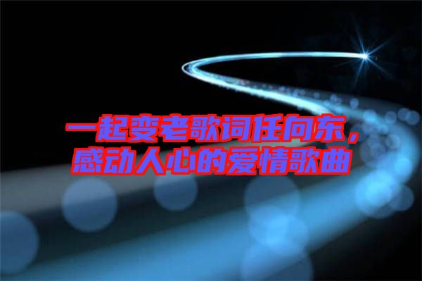 一起變老歌詞任向東，感動(dòng)人心的愛情歌曲