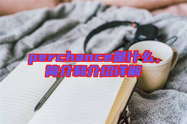 perchance是什么，簡介和介紹詳解