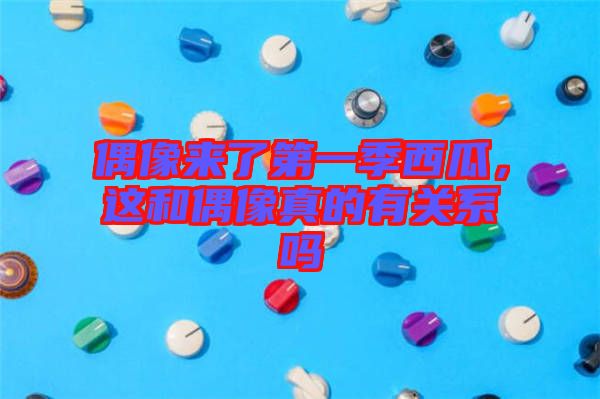 偶像來了第一季西瓜，這和偶像真的有關(guān)系嗎