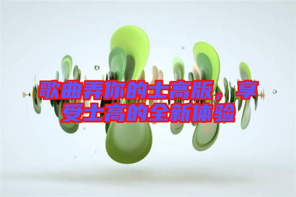 歌曲弄你的士高版，享受士高的全新體驗(yàn)