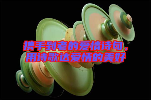 攜手到老的愛情詩句，用詩歌達愛情的美好