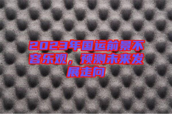 2023年國運前景不容樂觀，預(yù)測未來發(fā)展走向