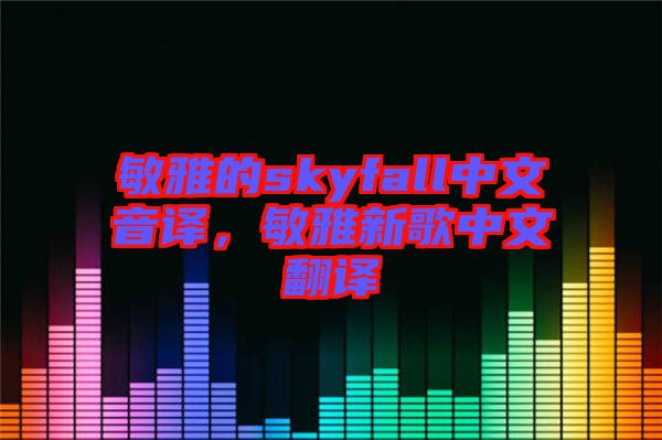 敏雅的skyfall中文音譯，敏雅新歌中文翻譯