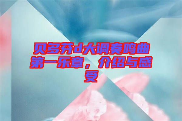 貝多芬d大調(diào)奏鳴曲第一樂章，介紹與感受