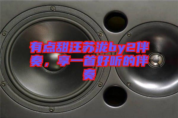 有點(diǎn)甜汪蘇瀧by2伴奏，享一首好聽的伴奏