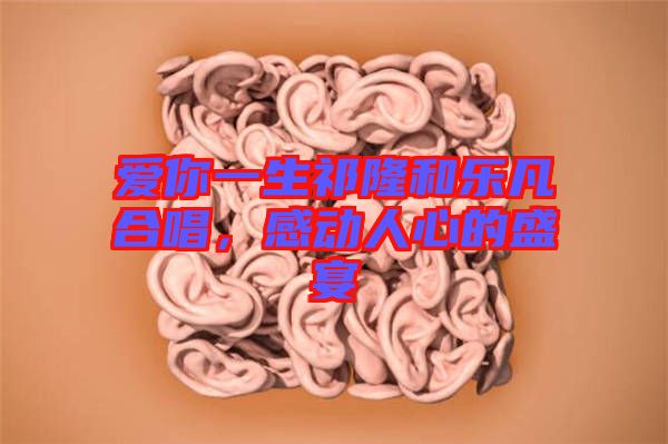 愛(ài)你一生祁隆和樂(lè)凡合唱，感動(dòng)人心的盛宴
