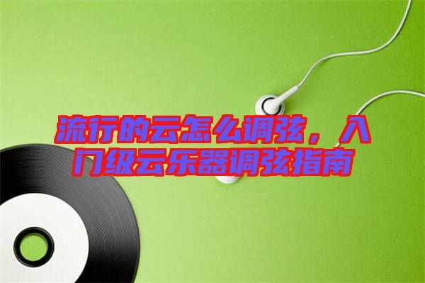 流行的云怎么調(diào)弦，入門級(jí)云樂器調(diào)弦指南