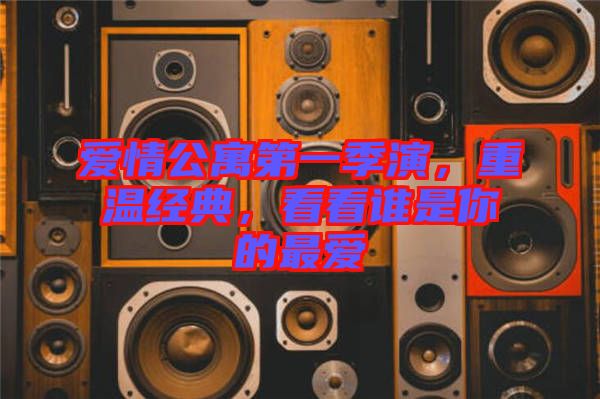 愛情公寓第一季演，重溫經(jīng)典，看看誰是你的最愛