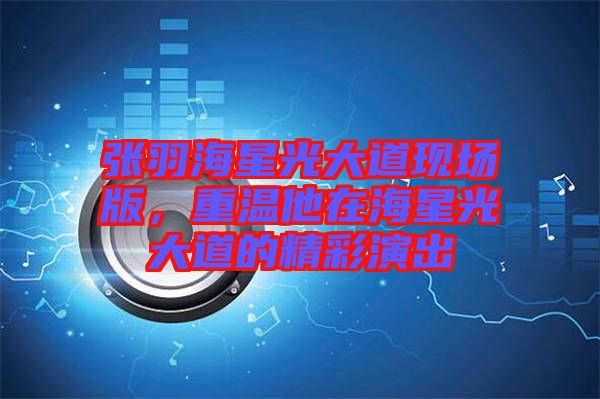 張羽海星光大道現(xiàn)場(chǎng)版，重溫他在海星光大道的精彩演出
