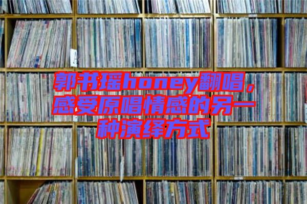 郭書(shū)瑤honey翻唱，感受原唱情感的另一種演繹方式