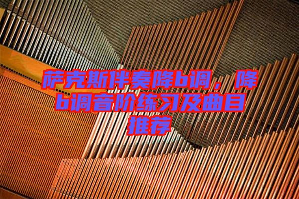 薩克斯伴奏降b調(diào)，降b調(diào)音階練習及曲目推薦