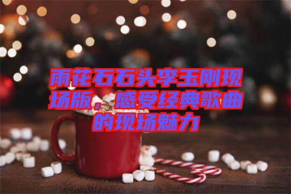 雨花石石頭李玉剛現(xiàn)場版，感受經(jīng)典歌曲的現(xiàn)場魅力