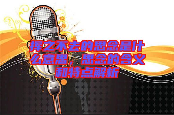 揮之不去的思念是什么意思，思念的含義和特點(diǎn)解析