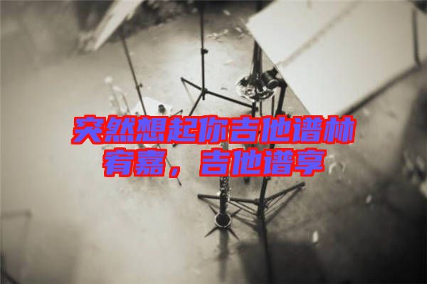 突然想起你吉他譜林宥嘉，吉他譜享