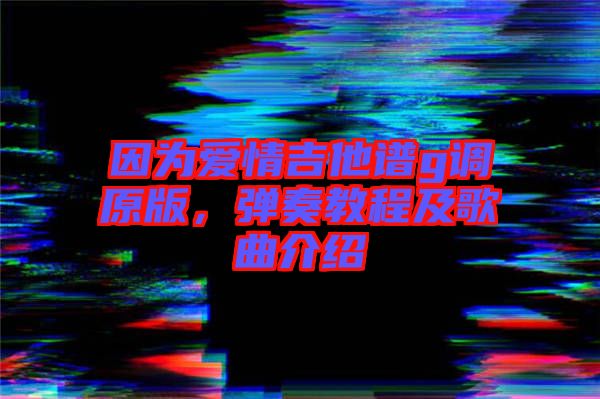 因為愛情吉他譜g調(diào)原版，彈奏教程及歌曲介紹