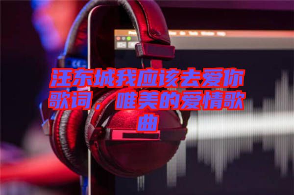 汪東城我應(yīng)該去愛你歌詞，唯美的愛情歌曲