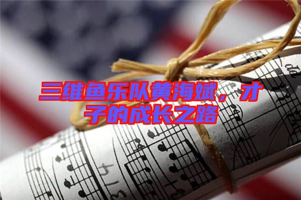 三維魚(yú)樂(lè)隊(duì)黃海斌，才子的成長(zhǎng)之路