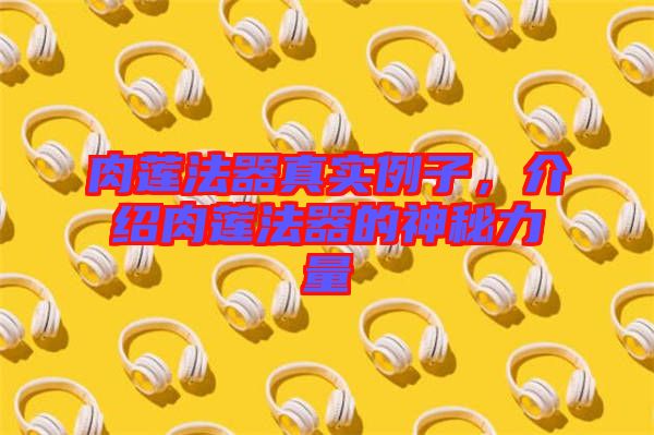 肉蓮法器真實(shí)例子，介紹肉蓮法器的神秘力量