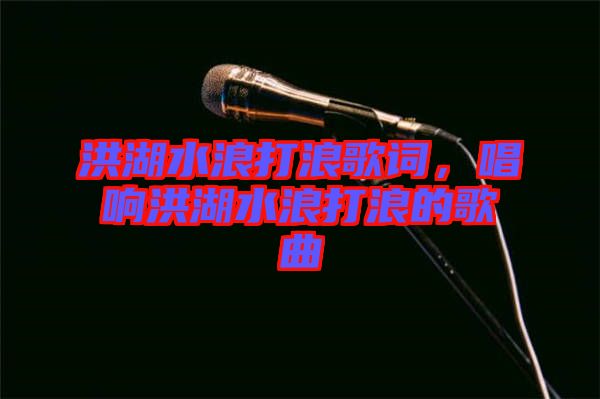 洪湖水浪打浪歌詞，唱響洪湖水浪打浪的歌曲