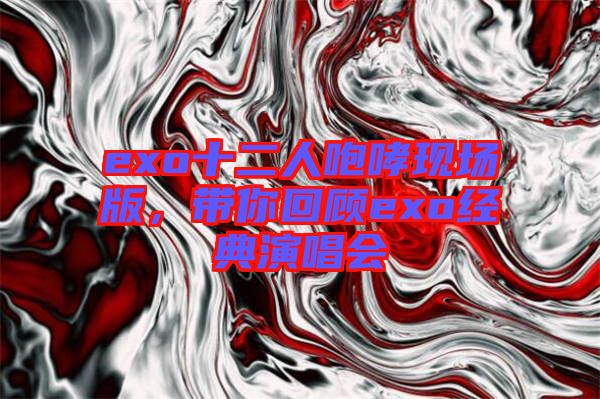 exo十二人咆哮現(xiàn)場版，帶你回顧exo經典演唱會
