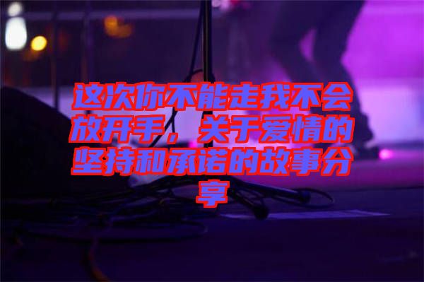 這次你不能走我不會放開手，關于愛情的堅持和承諾的故事分享