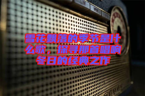 雪花飄落的季節(jié)是什么歌，探尋那首唱響冬日的經(jīng)典之作