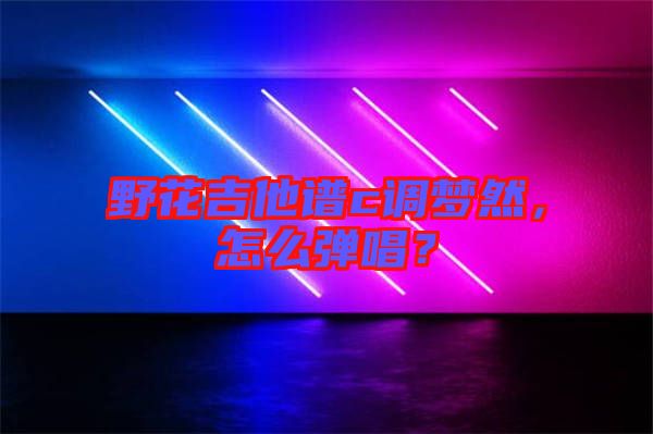 野花吉他譜c調夢然，怎么彈唱？